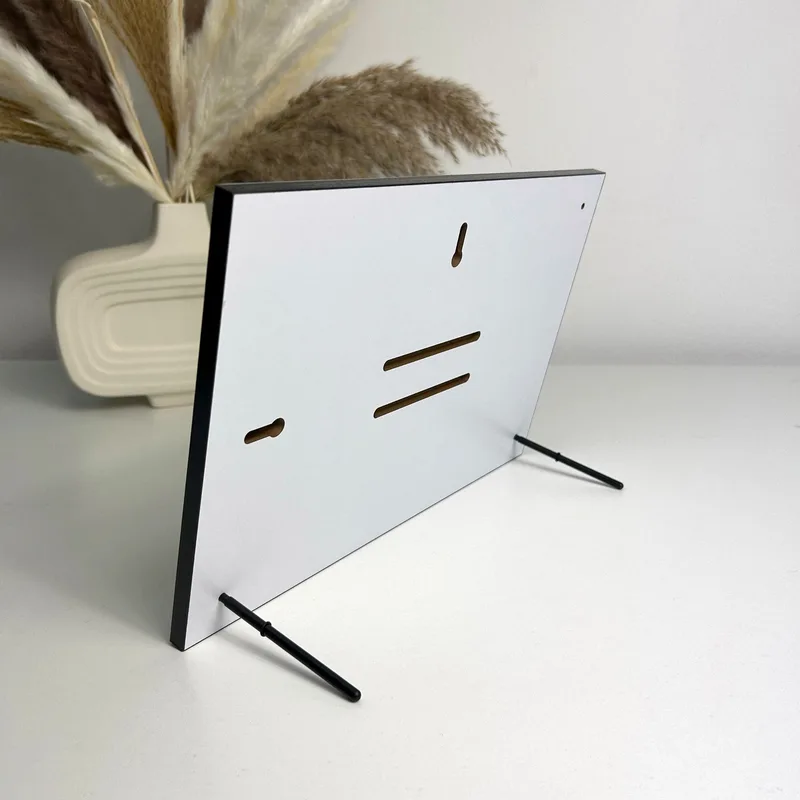 פלטת עץ שולחנית מראה אחורי